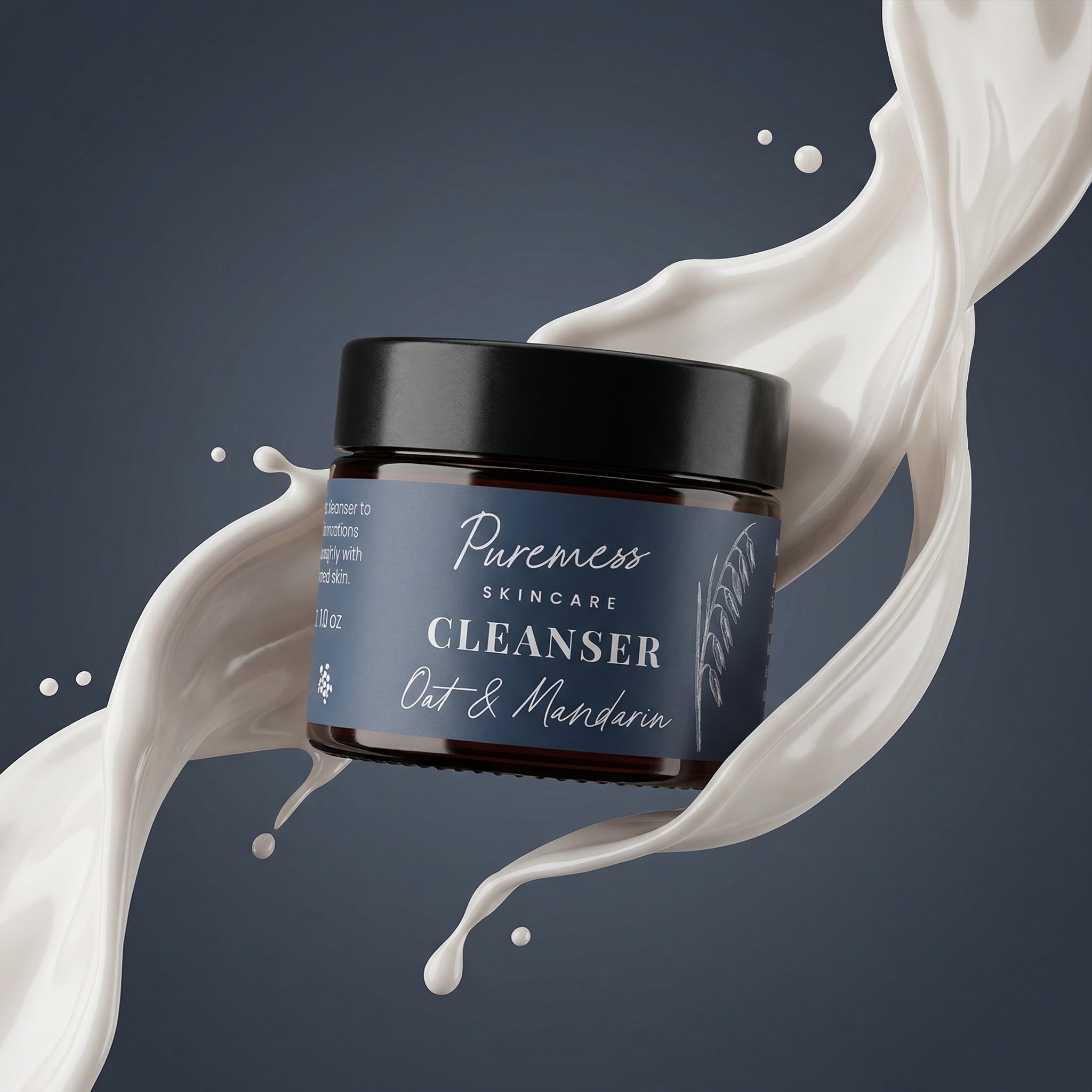 Sanfte Reinigungscreme mit Hafer und Mandarine für Männer – 50 g