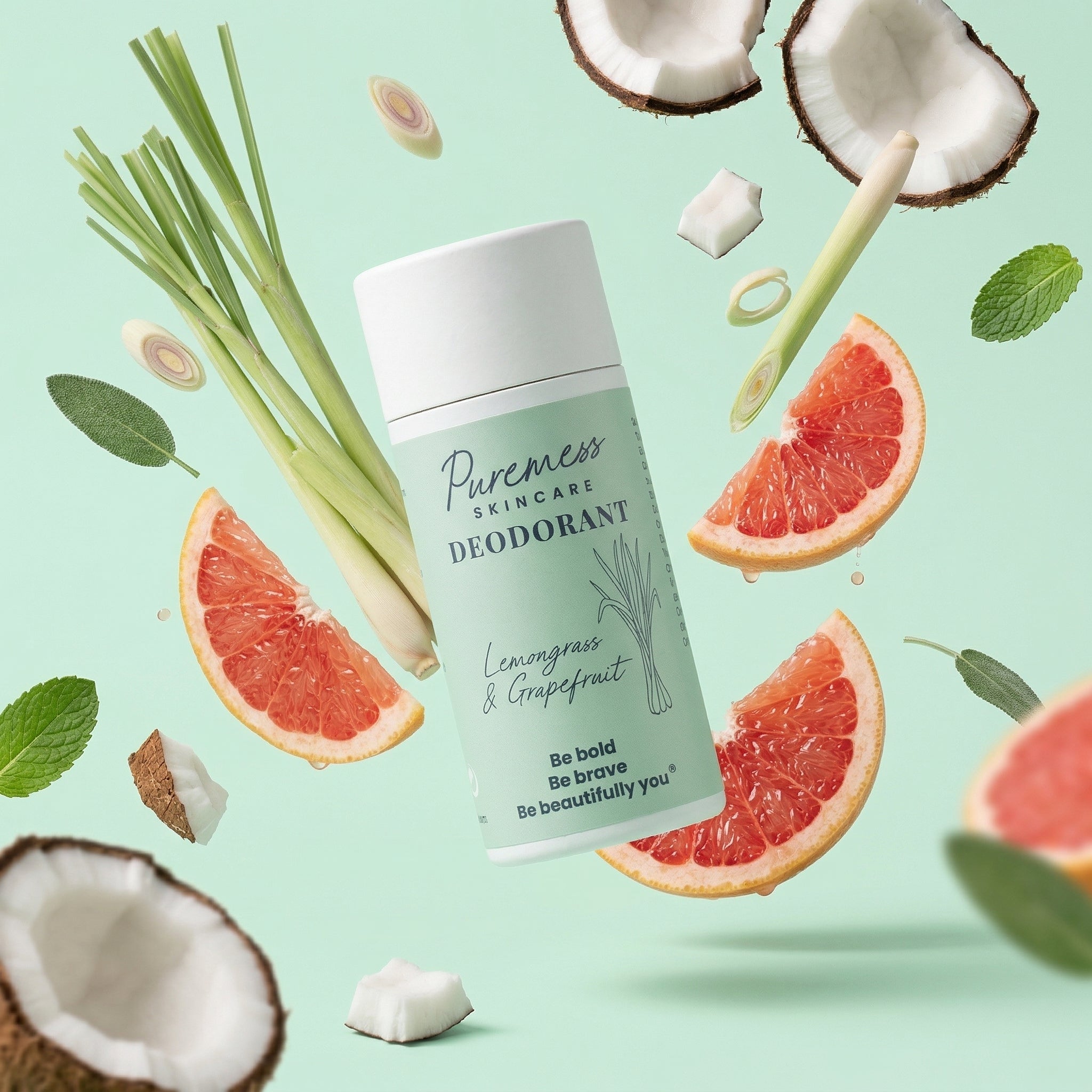 Pure Vegan Deodorant – Zitronengras & Grapefruit - 70g