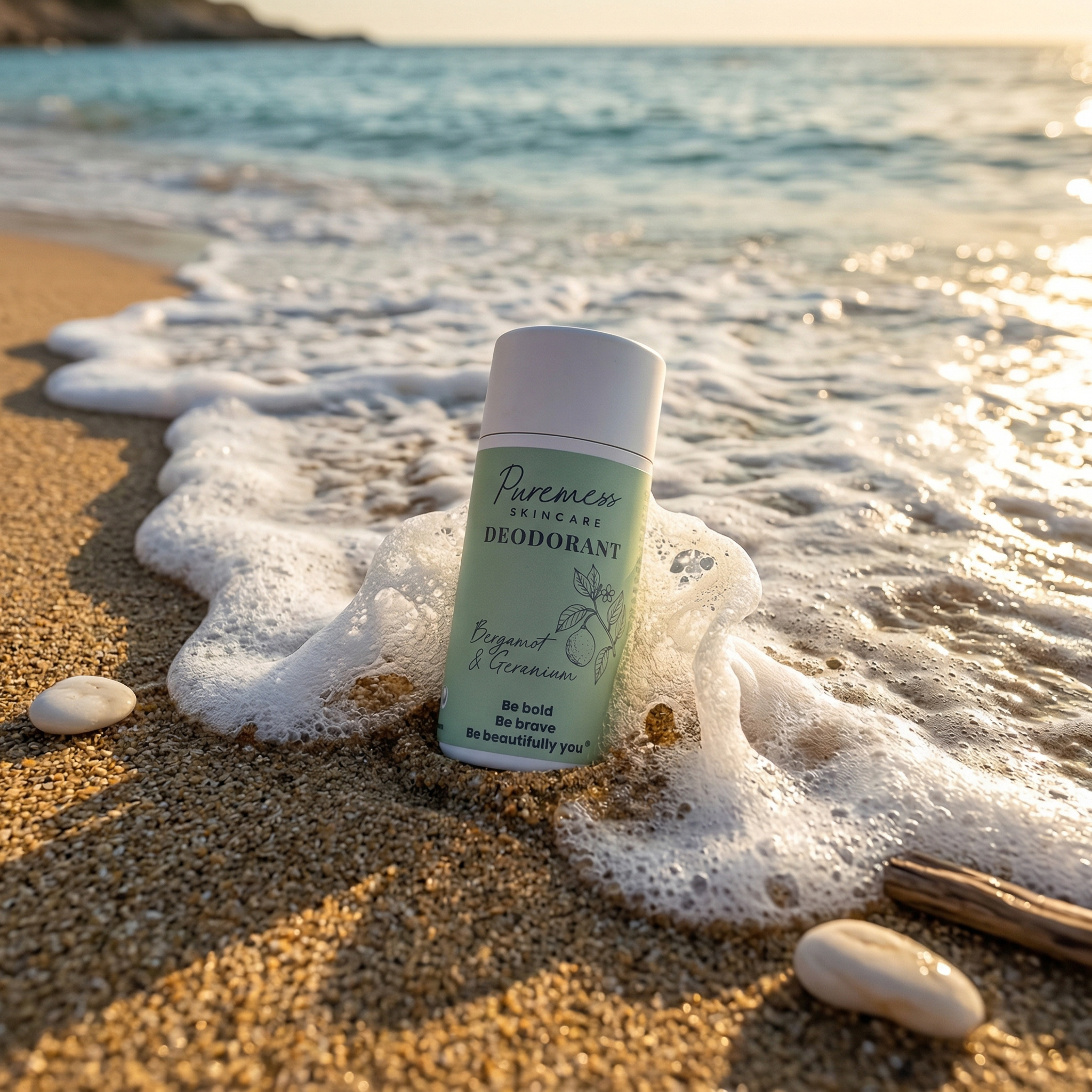 Veganes Deodorant mit Bergamotte und Geranie – 70 g