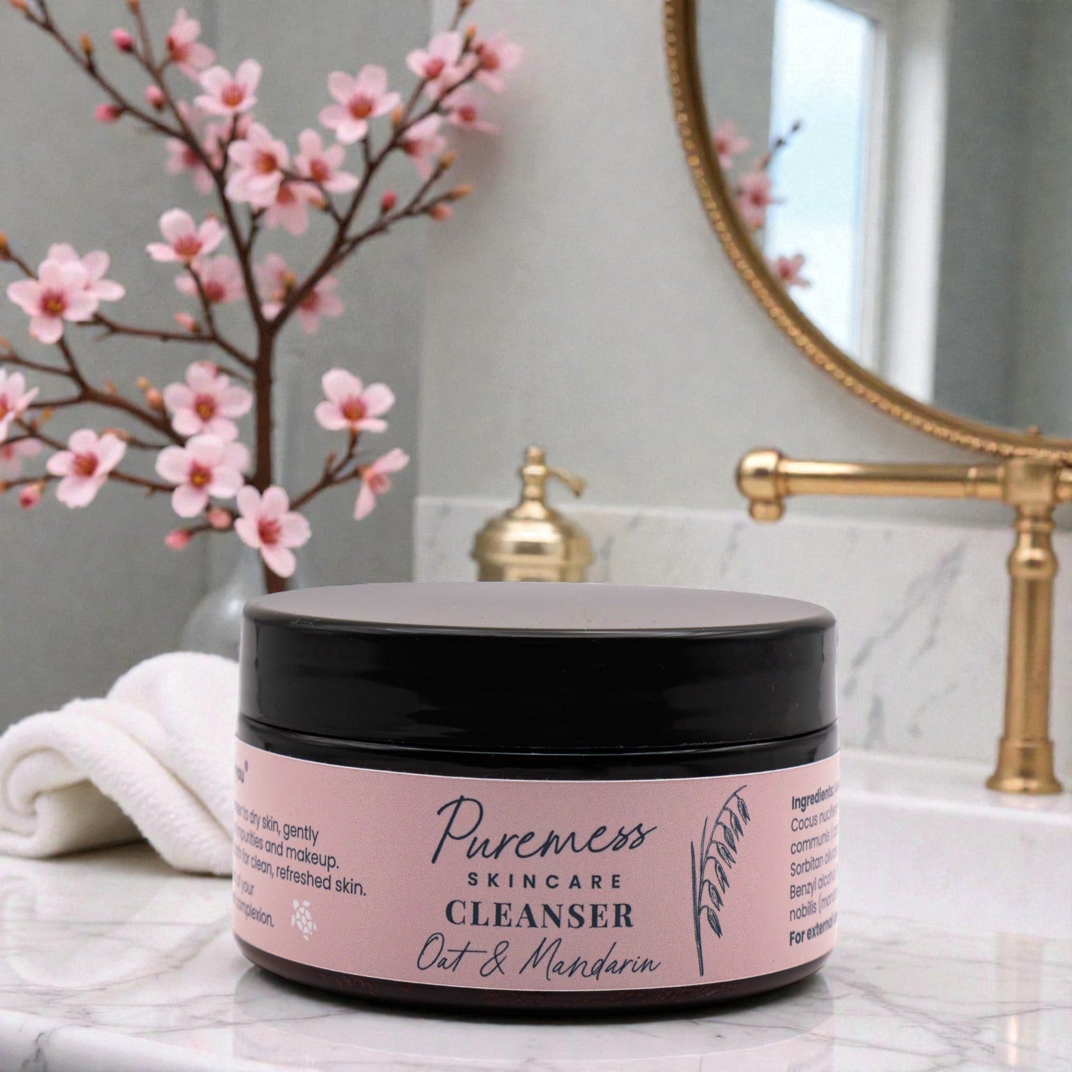 Oat & Mandarin Natural Facial Cleanser