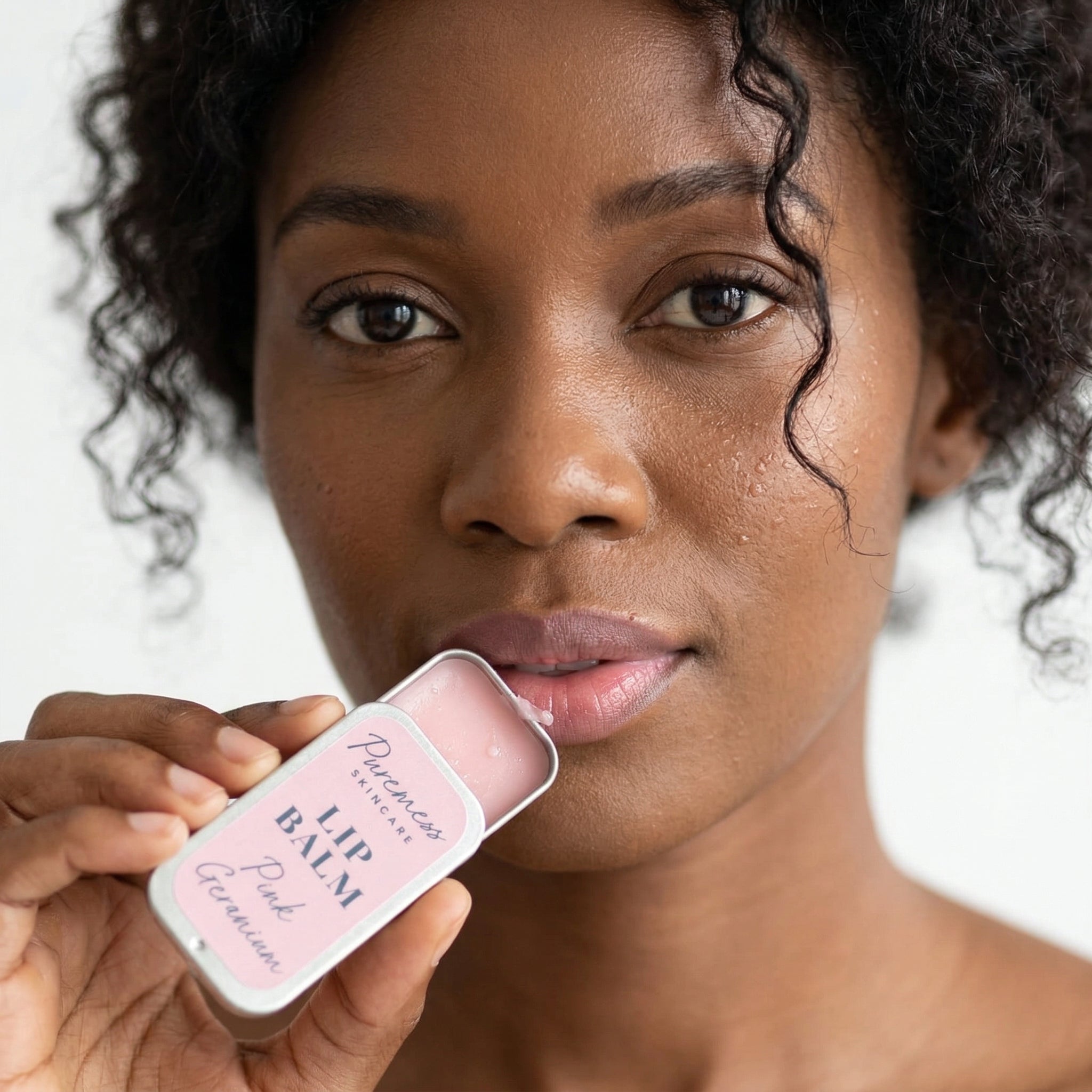 Pink Geranium Lip Balm - Travel Essential