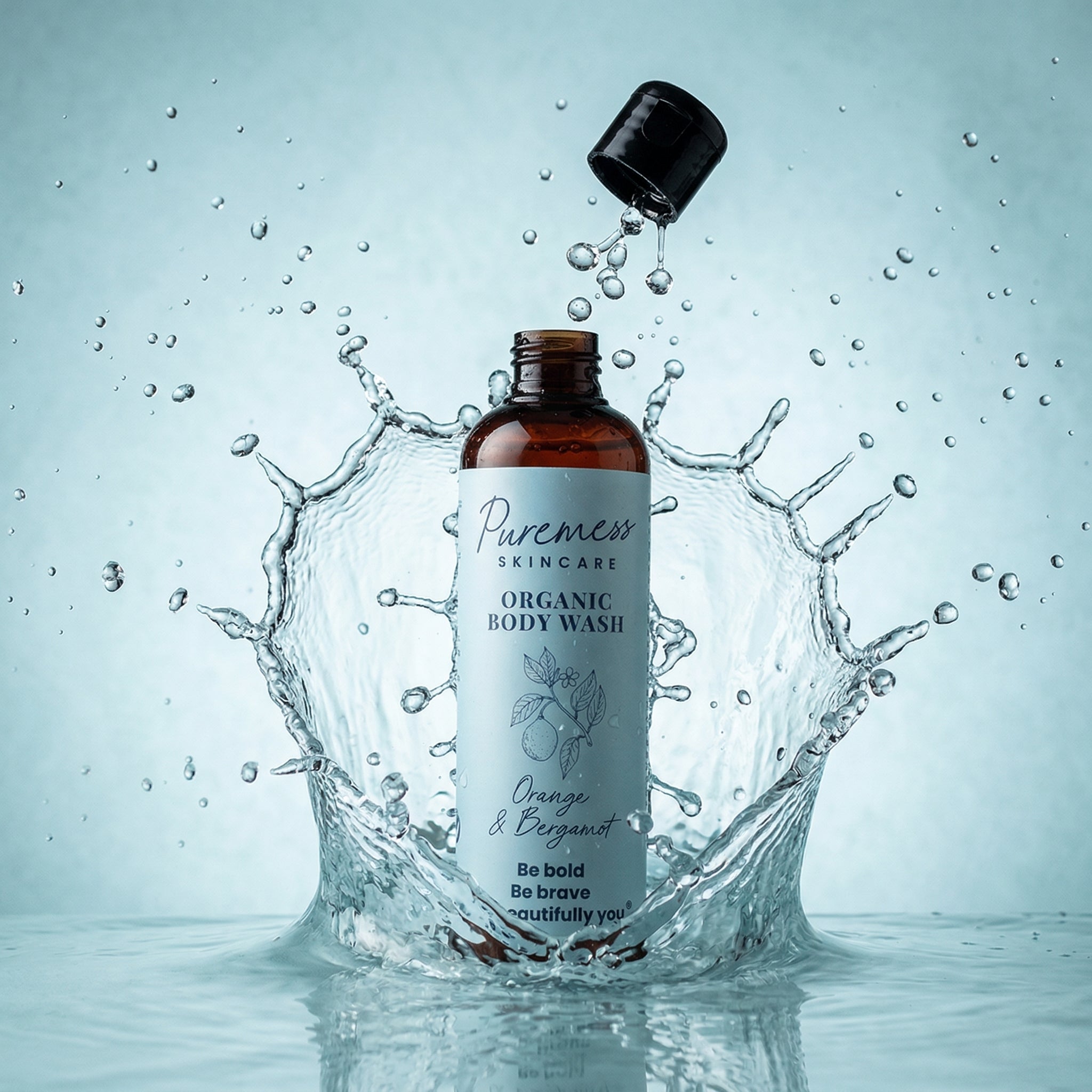 Gel douche bio à l'orange et à la bergamote - 250 ml