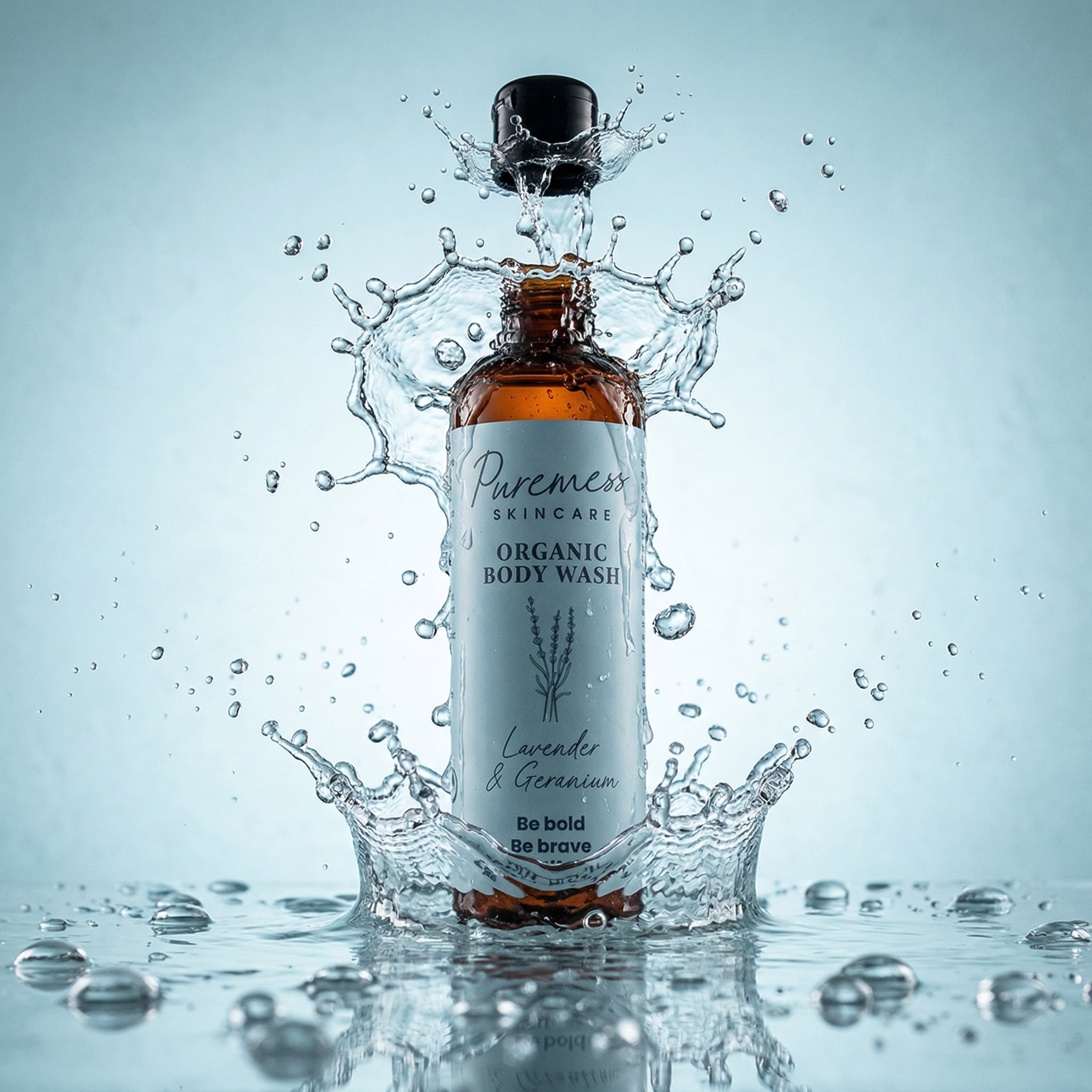 Lavender & Geranium Organic Body Wash