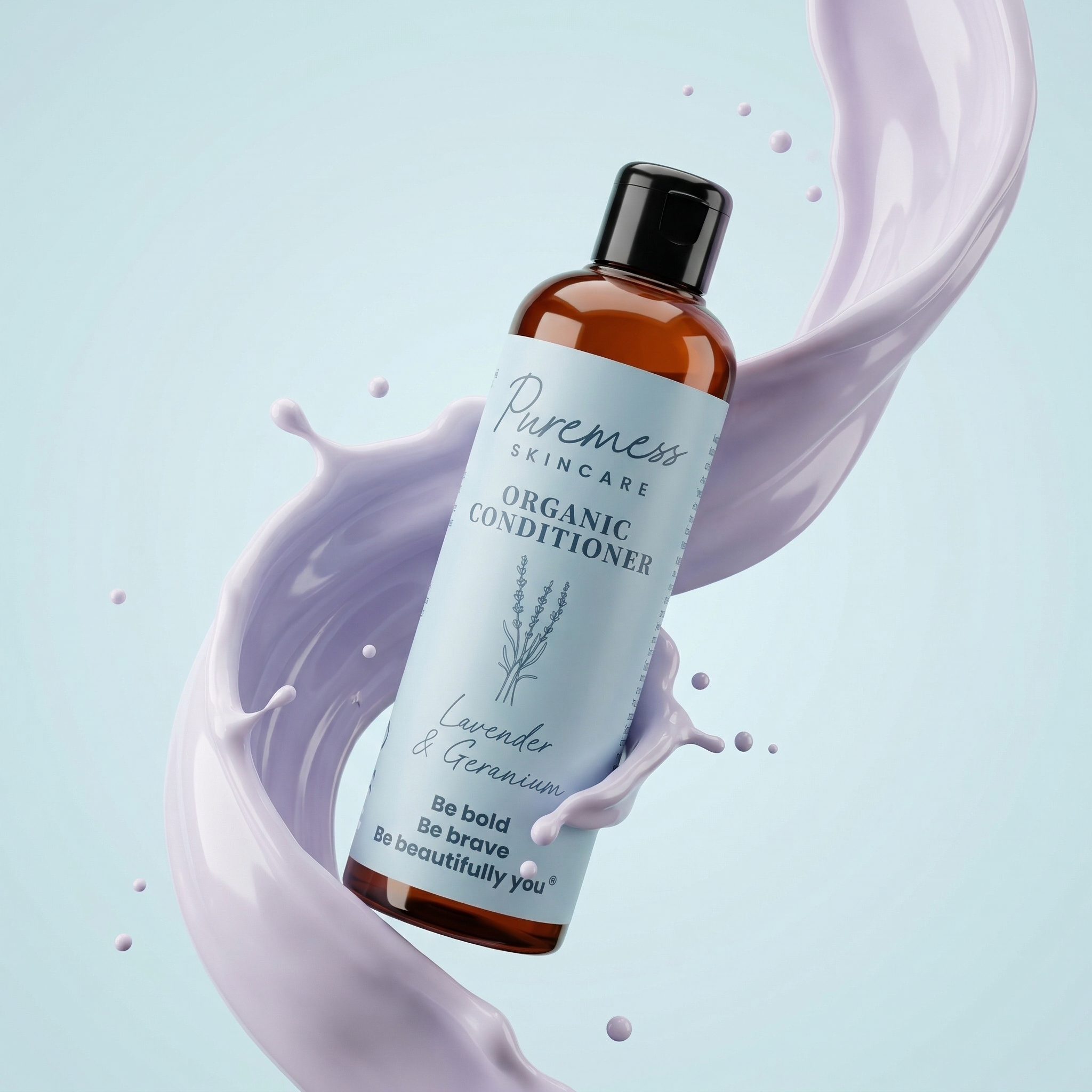 Après-shampoing bio à la lavande et au géranium - 250 ml