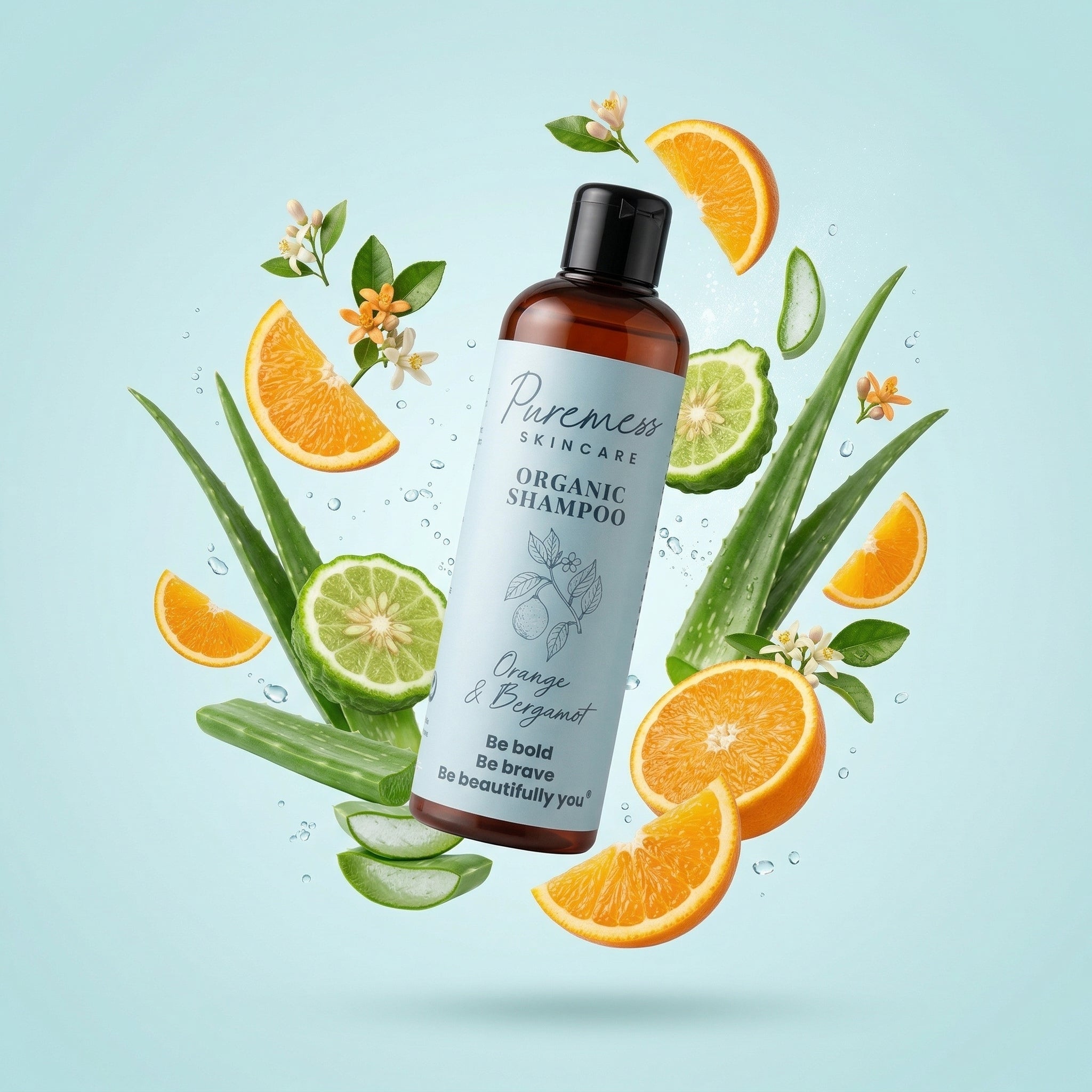 Shampoing Bio Orange & Bergamote - 250 ml