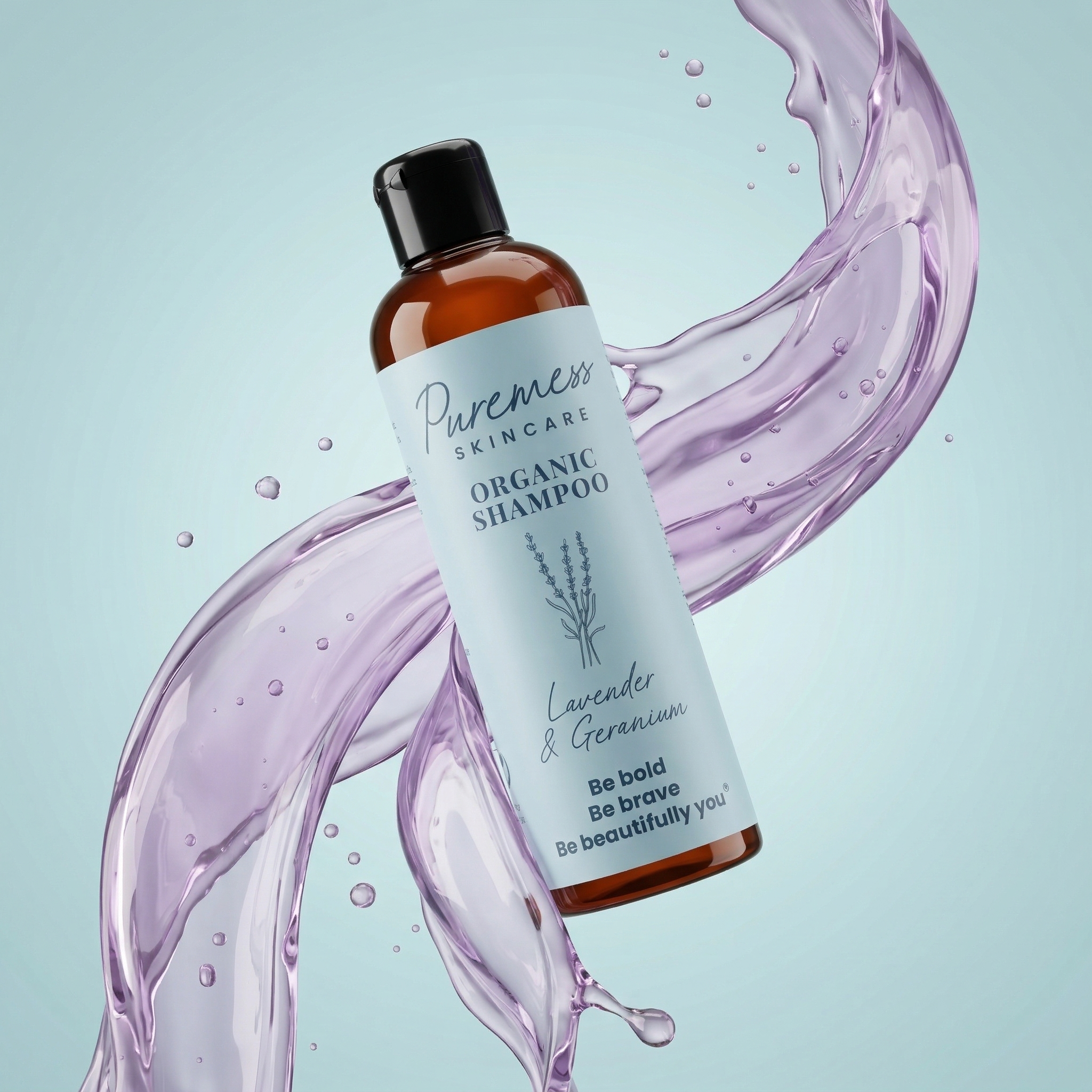 Shampoing Bio Lavande & Géranium - 250 ml