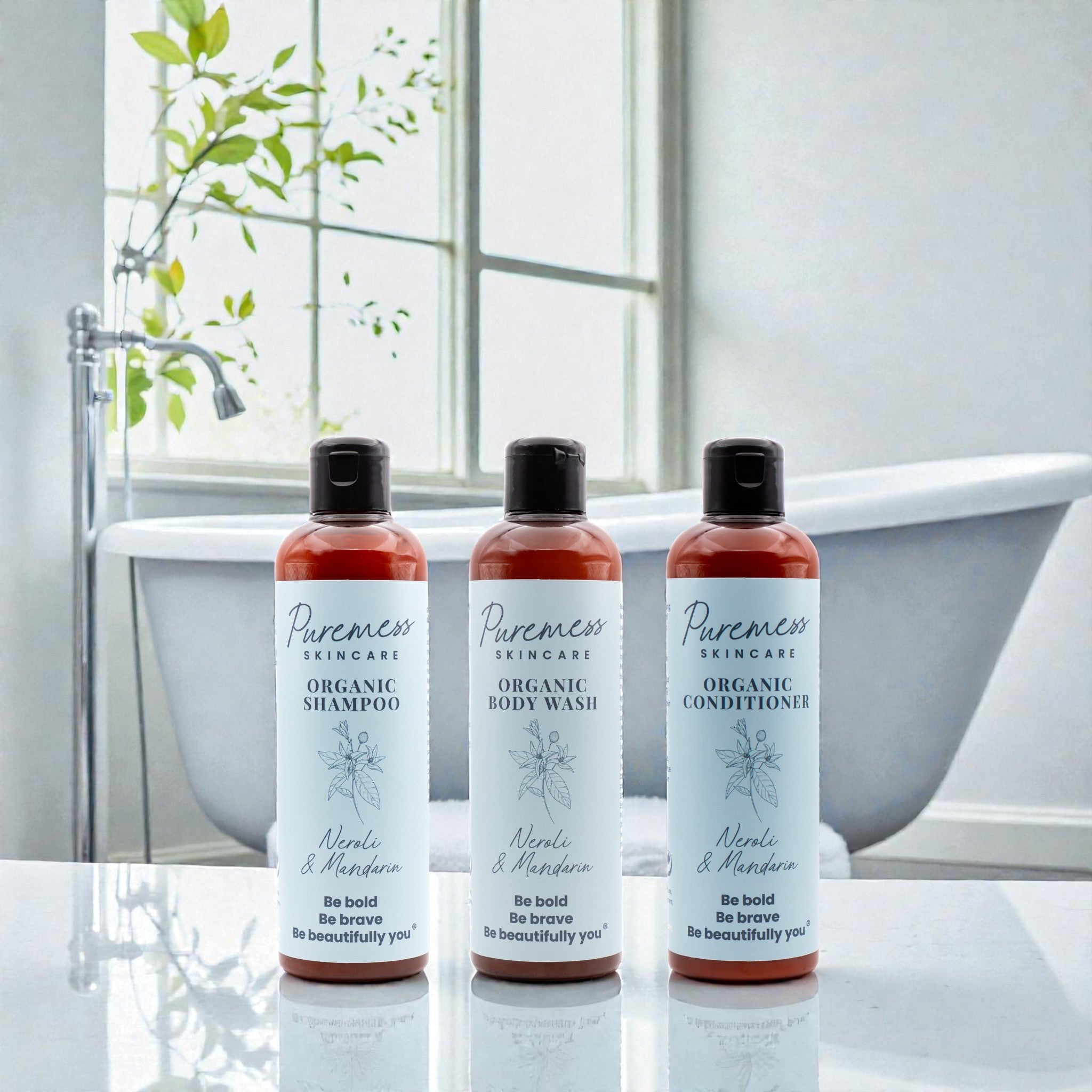 Neroli & Mandarin Organic Hair & Body Bundle | Soil Association Certified