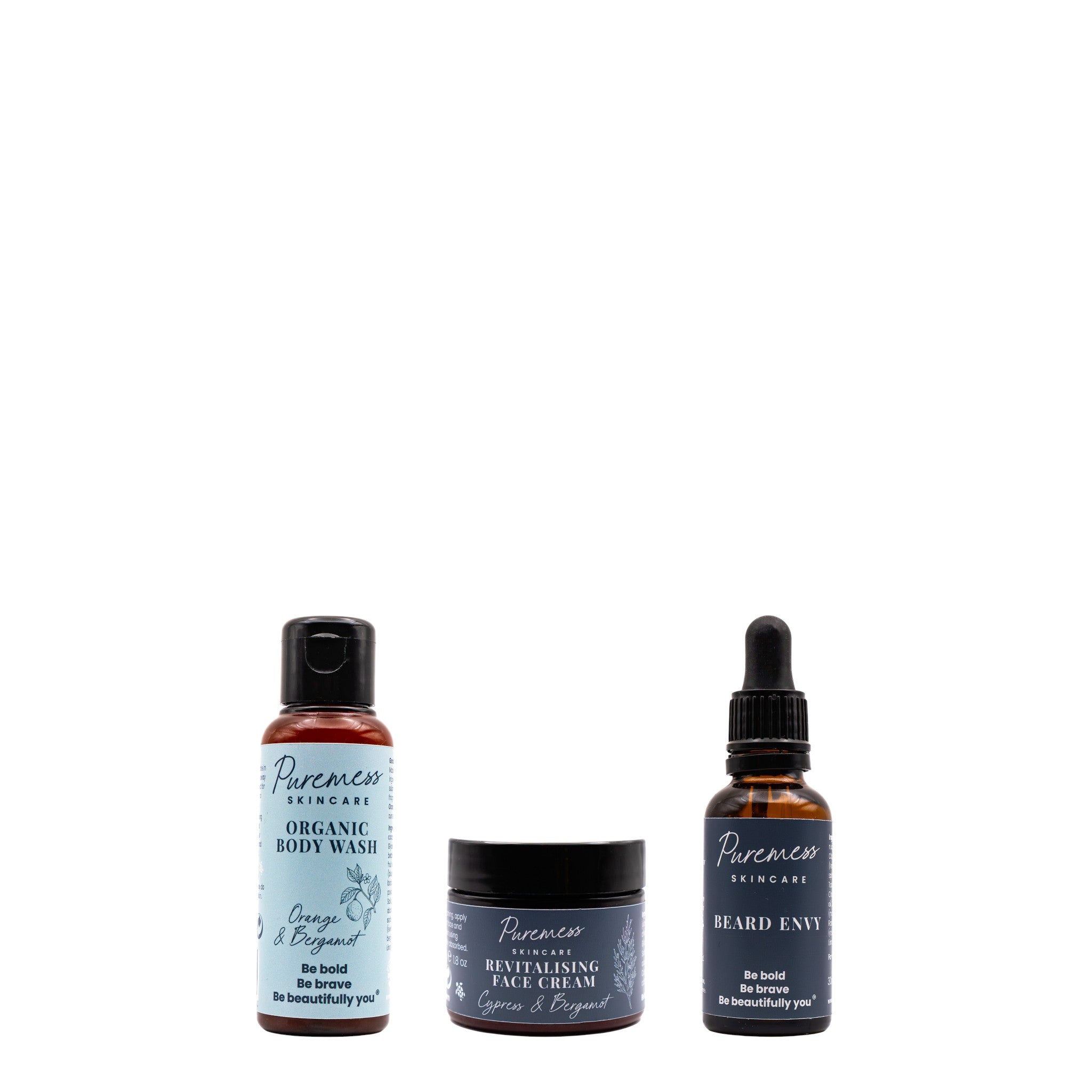 Men's Grooming Bundle | Beard Oil, Organic Shampoo & Face Cream