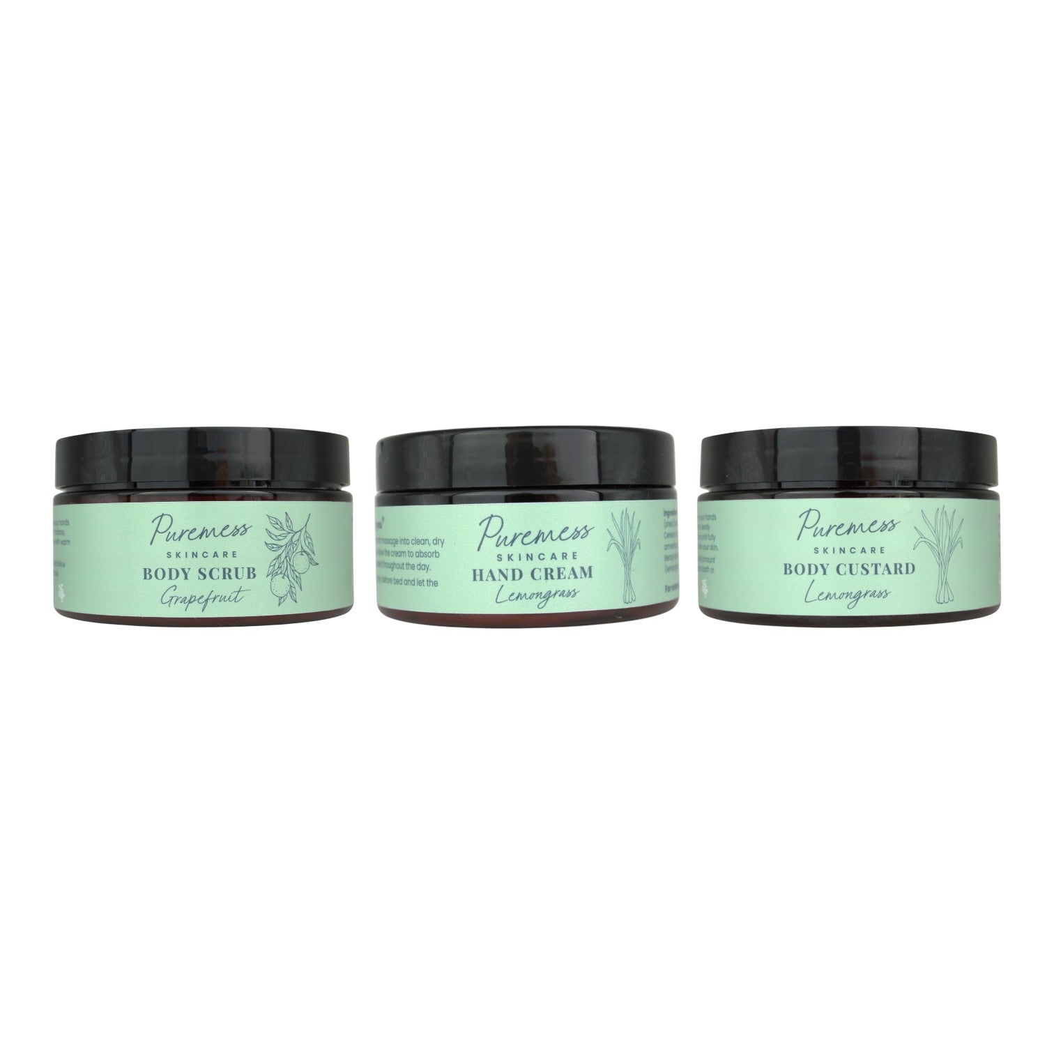 Scrub & Hydrate Lemongrass Bundle | Natural Body Care Gift Set