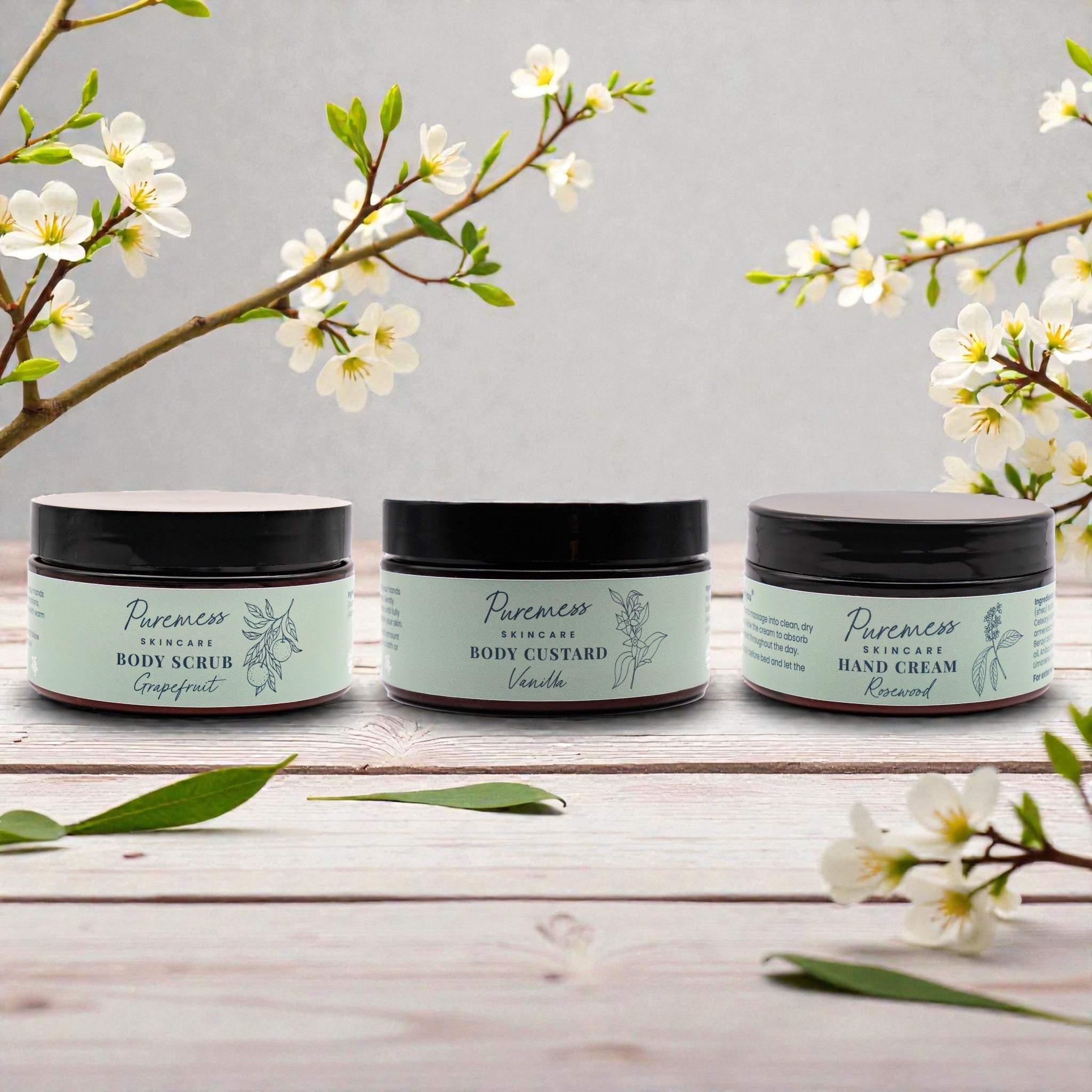 Coffret Gommage et Hydratation Bois de Rose et Vanille