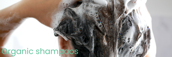 long wet hair with shampoo being frothed up