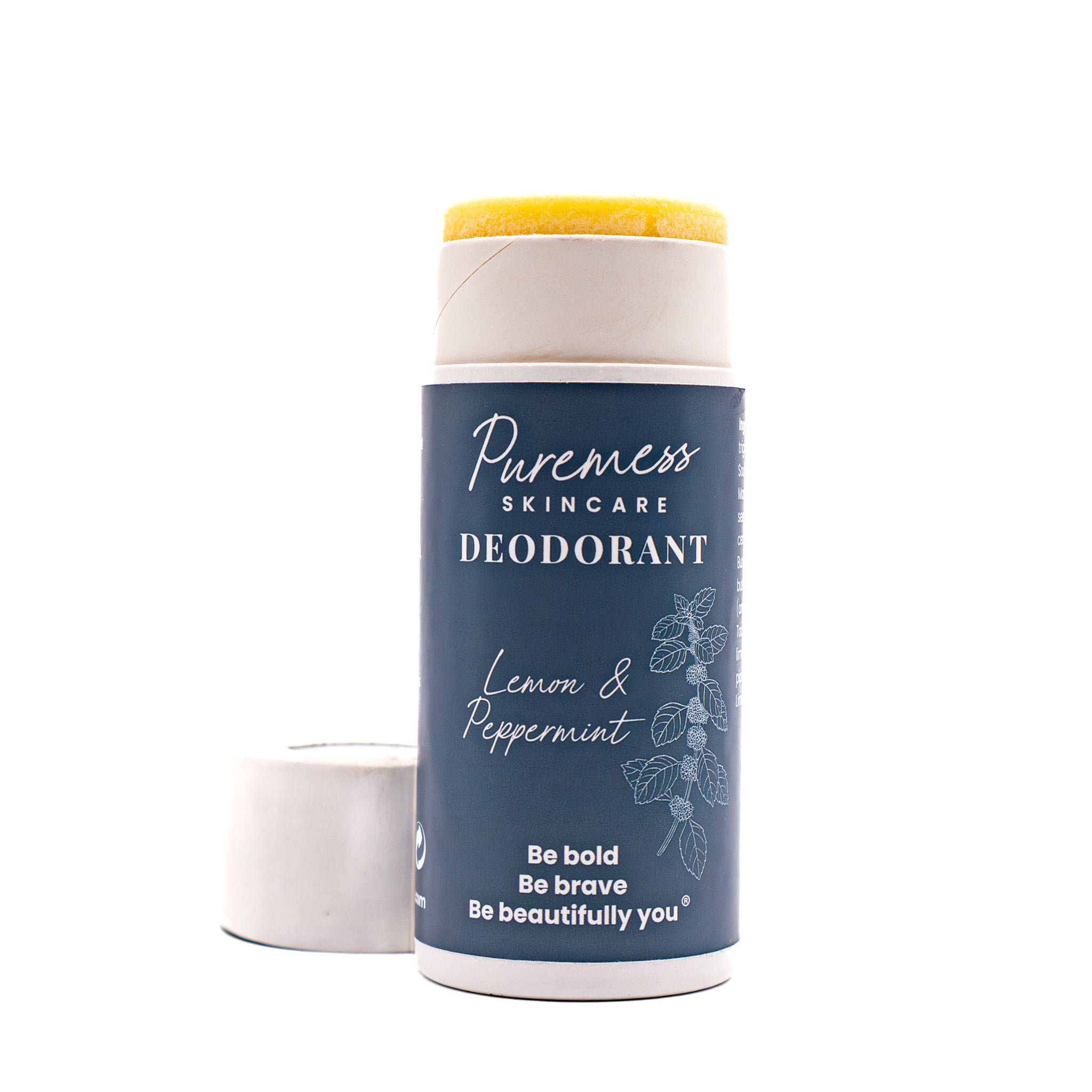 Déodorant végétalien au citron et à la menthe poivrée - 70 g