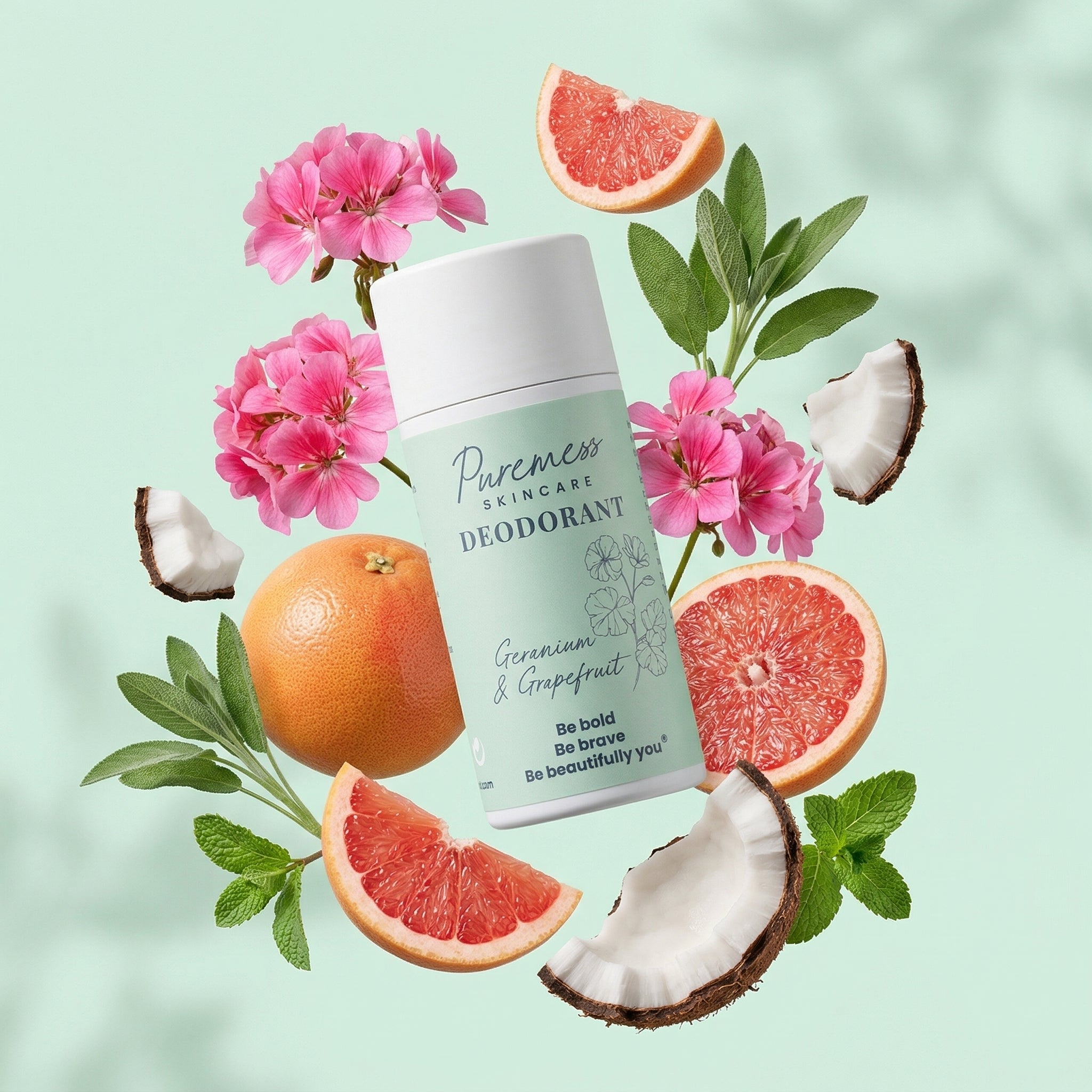 Veganes Deodorant mit Geranie und Grapefruit – 70 g