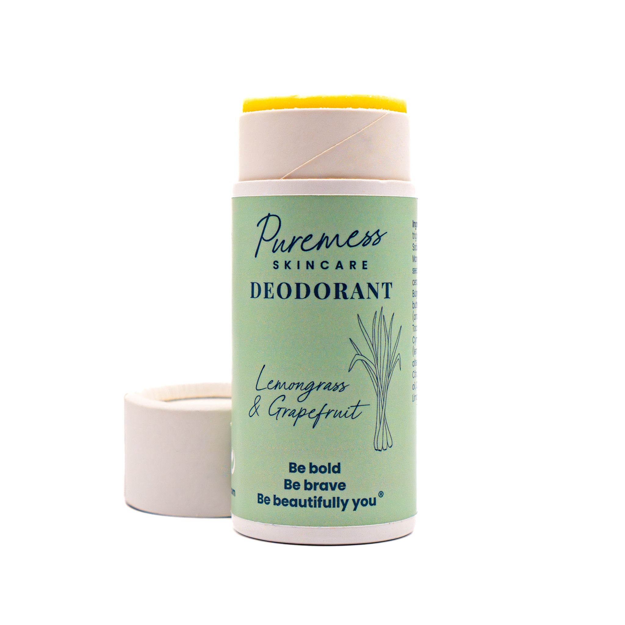 Déodorant Pure Vegan – Citronnelle et Pamplemousse – 70 g