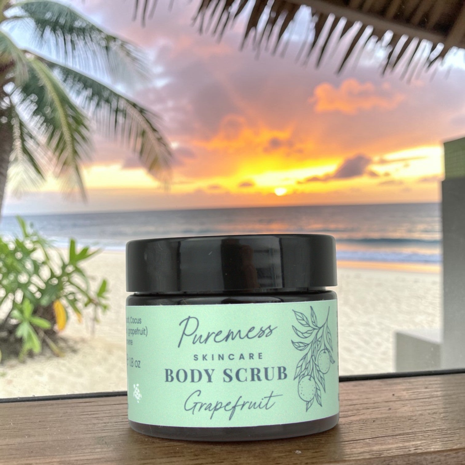 Grapefruit Body Scrub - Travel Essential