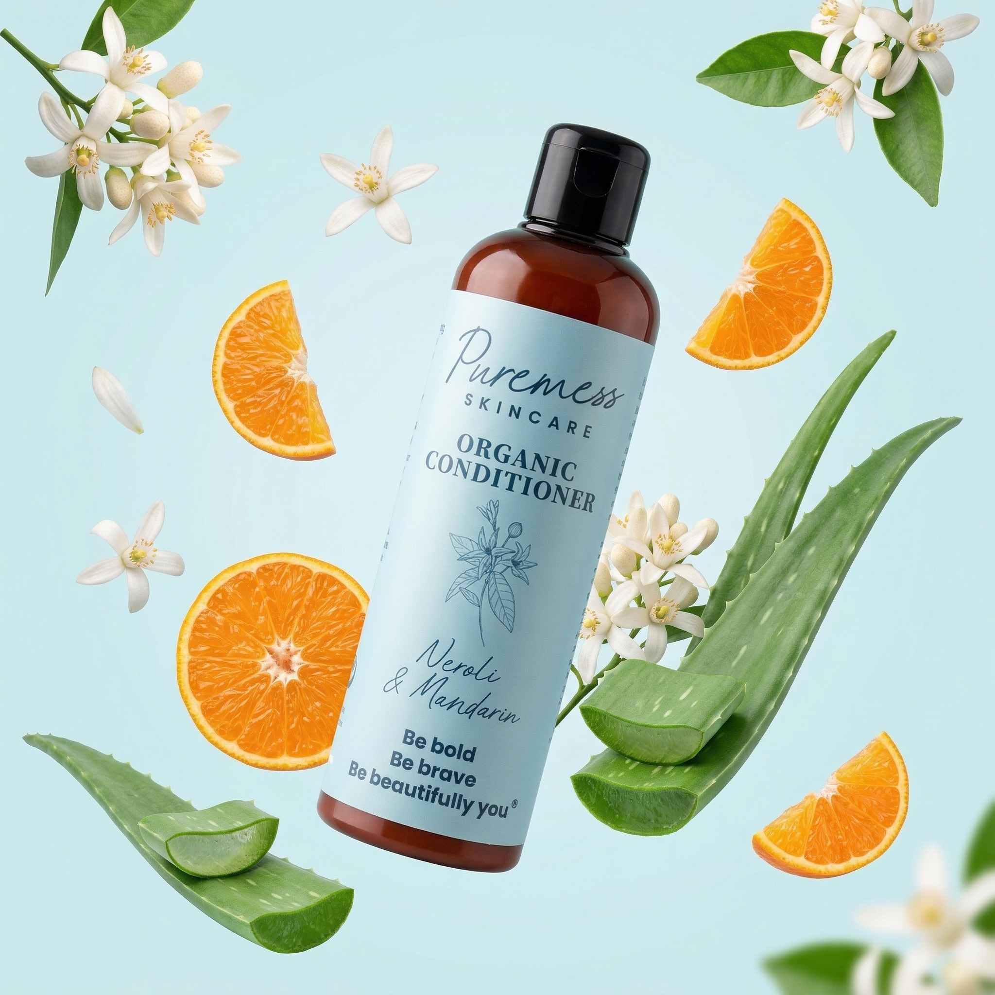 Après-shampoing bio Néroli et Mandarine - 250 ml