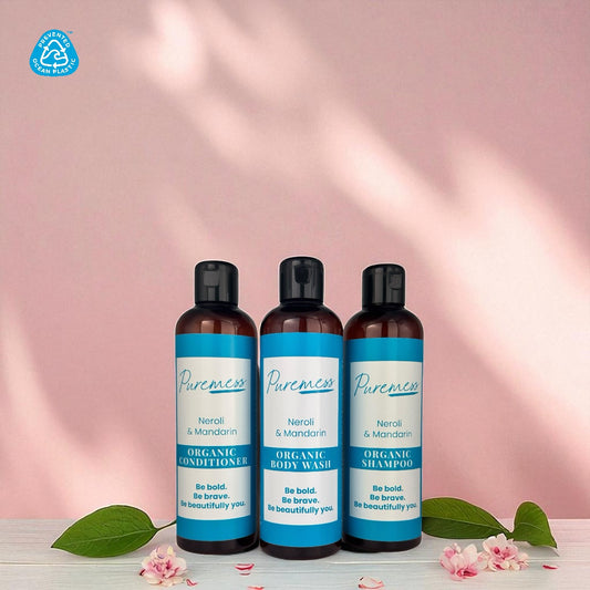 Coffret Corps et Cheveux Bio Néroli &amp; Mandarine – 3 x 250 ml